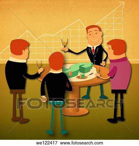 Stock Photo - Business people celebrating party of success. Fotosearch