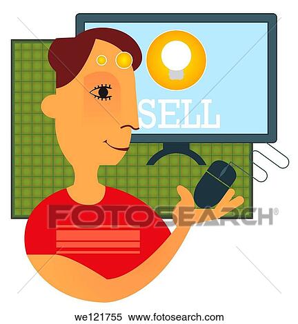 Businessman trading online View Large Photo Image Stock Photography - Businessman trading online. Fotosearch