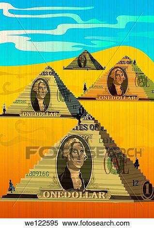 Businessmen climbing on steps of money pyramid View Large Photo Image Stock Photography - Businessmen climbing on steps of money pyramid. Fotosearch