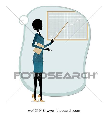 Businesswoman giving a presentation View Large Photo Image Stock Photo - Businesswoman giving a presentation. Fotosearch