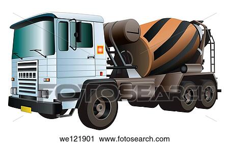 Cement truck View Large Photo Image Stock Image - Cement truck. Fotosearch