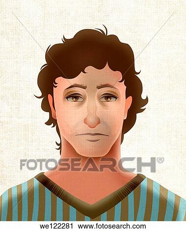 Close-up of a man looking sad View Large Photo Image Stock Image - Close-up of a man looking sad. Fotosearch