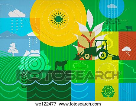 Collage of agricultural pictures View Large Photo Image Stock Photo - Collage of agricultural pictures. Fotosearch