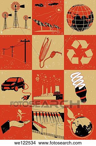 Collage of objects related to environment View Large Photo Image Picture - Collage of objects related to environment. Fotosearch
