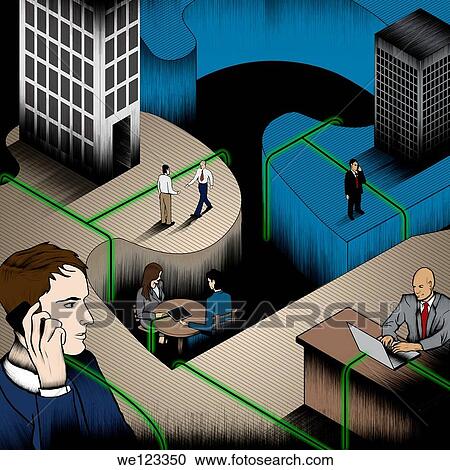 Concept of business networking View Large Photo Image Stock Image - Concept of business networking. Fotosearch