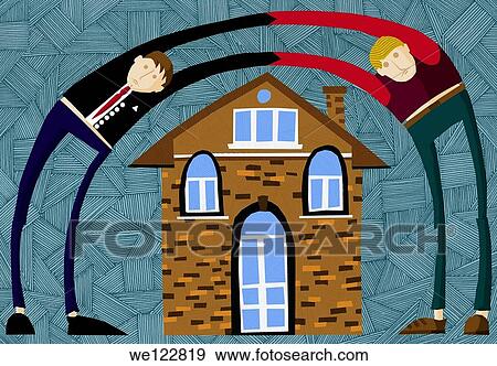 Stock Photo - Conceptual image of home ownership. Fotosearch