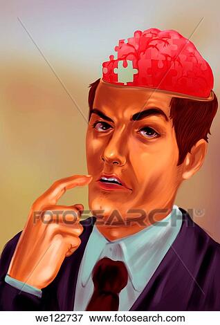 Confused businessman View Large Photo Image Stock Photo - Confused businessman. Fotosearch