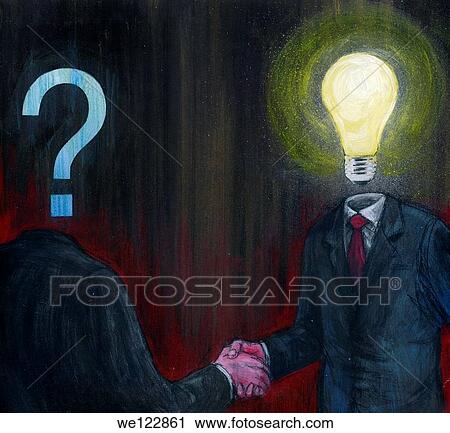 Stock Image - Consultant solving problems of businessman. Fotosearch