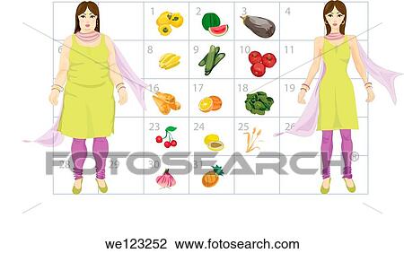 Diet calendar for fat to thin View Large Photo Image Stock Image - Diet calendar for fat to thin. Fotosearch