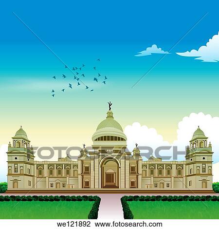Facade of a memorial building, Victoria Memorial, Kolkata, West Bengal, India View Large Photo Image Stock Image - Facade of a memorial building, Victoria Memorial, Kolkata, West Bengal, India. Fotosearch