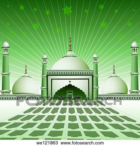 Facade of a mosque, India View Large Photo Image Stock Image - Facade of a mosque, India. Fotosearch