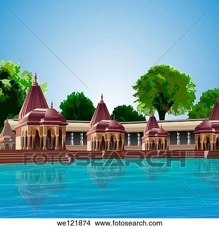 Ghats of a river, Ganges River, Varanasi, Uttar Pradesh, India View Large Photo Image Picture - Ghats of a river, Ganges River, Varanasi, Uttar Pradesh, India. Fotosearch