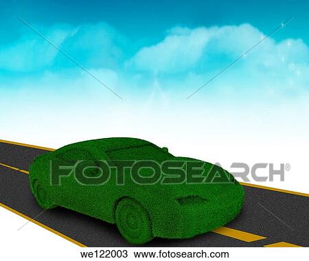 Grass rendering a car View Large Photo Image Stock Image - Grass rendering a car. Fotosearch