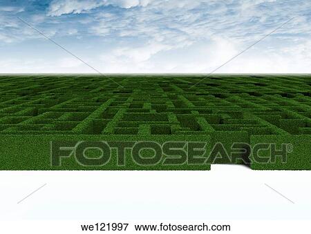Green maze View Large Photo Image Stock Photo - Green maze. Fotosearch
