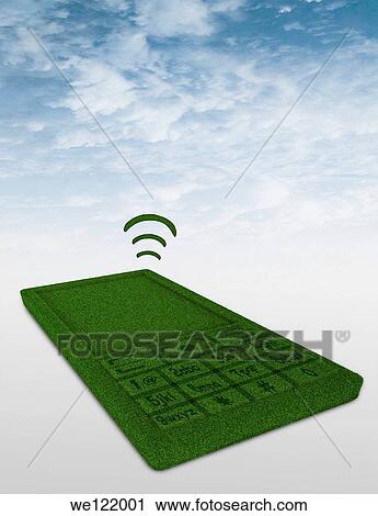 Green mobile phone View Large Photo Image Stock Image - Green mobile phone. Fotosearch