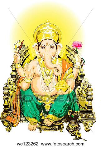 Hindu god Ganesha View Large Photo Image Stock Image - Hindu god Ganesha. Fotosearch