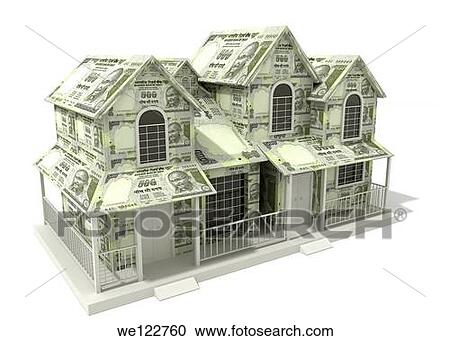 House made from Indian currency notes View Large Photo Image Stock Image - House made from Indian currency notes. Fotosearch