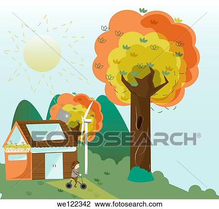 House with sustainable resources View Large Photo Image Stock Image - House with sustainable resources. Fotosearch