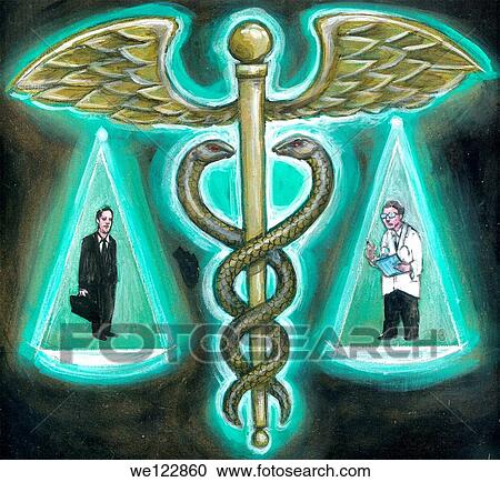 Illustration of doctor and insurance agent with medical cross symbol View Large Photo Image Stock Image - Illustration of doctor and insurance agent with medical cross symbol. Fotosearch