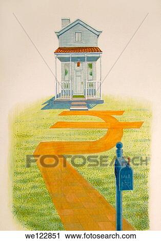 Illustration of home loan depicting its value View Large Photo Image Stock Image - Illustration of home loan depicting its value. Fotosearch