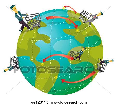 Illustration of online shopping View Large Photo Image Stock Photography - Illustration of online shopping. Fotosearch