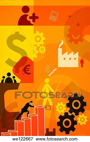 Illustration showing connection between corporate sector with world economy View Large Photo Image Stock Photo - Illustration showing connection between corporate sector with world economy. Fotosearch
