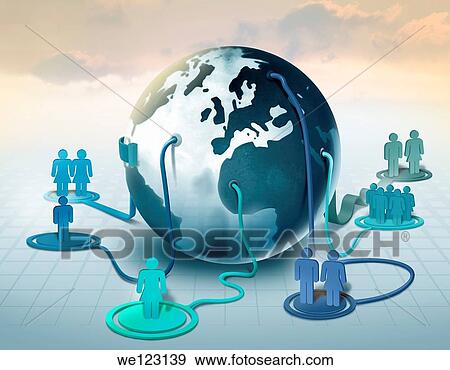 Illustrative image of crowd representing human network View Large Photo Image Stock Photo - Illustrative image of crowd representing human network. Fotosearch