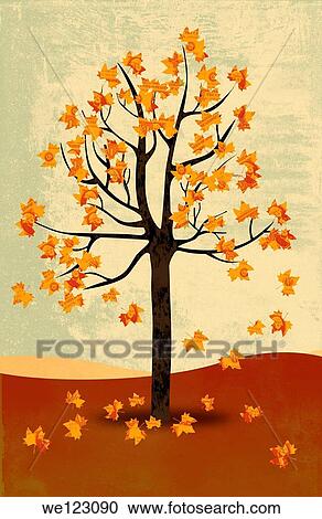 Illustrative image of maple tree in autumn representing the concept of recession View Large Photo Image Stock Image - Illustrative image of maple tree in autumn representing the concept of recession. Fotosearch