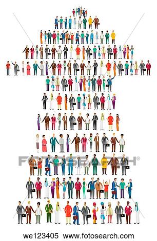 Illustrative image of people standing in arrow shape representing development and teamwork over white background View Large Photo Image Stock Photography - Illustrative image of people standing in arrow shape representing development and teamwork over white background. Fotosearch
