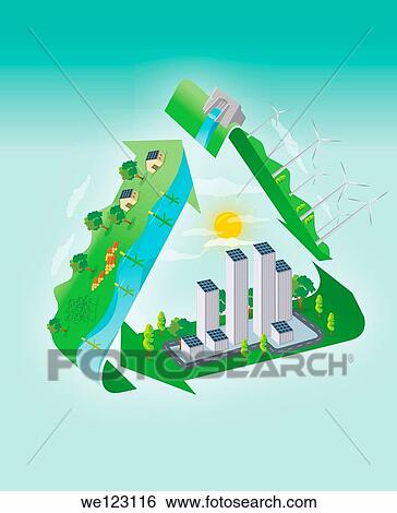 Illustrative image representing green concept View Large Photo Image Stock Photograph - Illustrative image representing green concept. Fotosearch