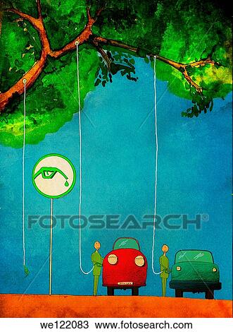 Illustrative representation conveying the message Use Eco Friendly fuel View Large Photo Image Stock Image - Illustrative representation conveying the message Use Eco Friendly fuel. Fotosearch
