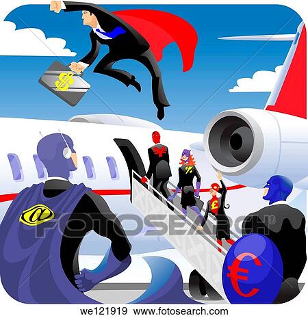 Illustrative representation of business travel View Large Photo Image Stock Photo - Illustrative representation of business travel. Fotosearch