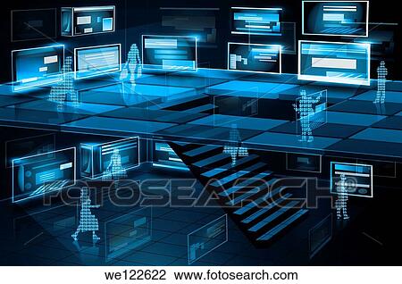 Illustrative representation of computer networking View Large Photo Image Stock Image - Illustrative representation of computer networking. Fotosearch