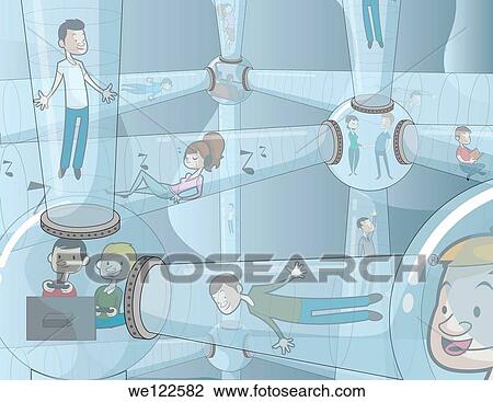 Illustrative representation of online social networking View Large Photo Image Stock Image - Illustrative representation of online social networking. Fotosearch