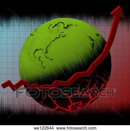 Illustrative representation showing rising danger level on earth View Large Photo Image Picture - Illustrative representation showing rising danger level on earth. Fotosearch