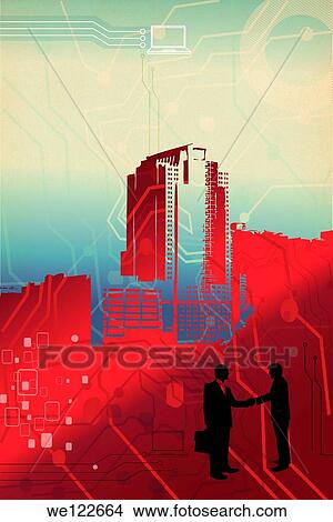 Illustrative representation showing agreement View Large Photo Image Picture - Illustrative representation showing agreement. Fotosearch