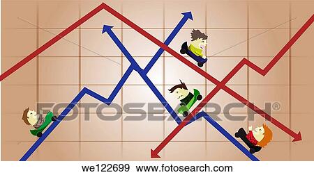 Illustrative representation showing ups and downs of business View Large Photo Image Stock Photo - Illustrative representation showing ups and downs of business. Fotosearch