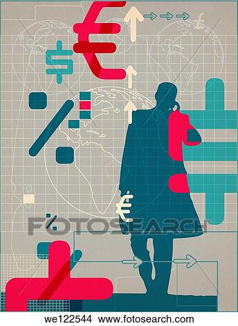 Illustrative representation stock market View Large Photo Image Picture - Illustrative representation stock market. Fotosearch