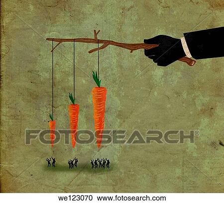 Illustrative shot of business people jumping for carrot depicting competition for incentive View Large Photo Image Stock Image - Illustrative shot of business people jumping for carrot depicting competition for incentive. Fotosearch