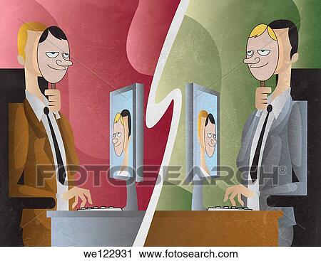 Illustrative shot of online fake identity View Large Photo Image Stock Image - Illustrative shot of online fake identity. Fotosearch