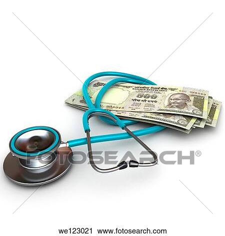 Image of stethoscope with Indian Rupee note View Large Photo Image Stock Image - Image of stethoscope with Indian Rupee note. Fotosearch