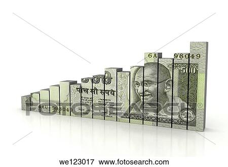 Indian currency representing financial growth View Large Photo Image Stock Photo - Indian currency representing financial growth. Fotosearch
