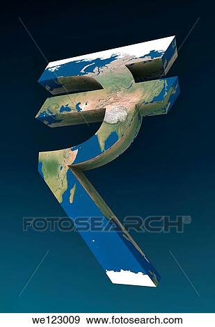 Indian Rupee symbolizing concept of global finance View Large Photo Image Stock Photo - Indian Rupee symbolizing concept of global finance. Fotosearch