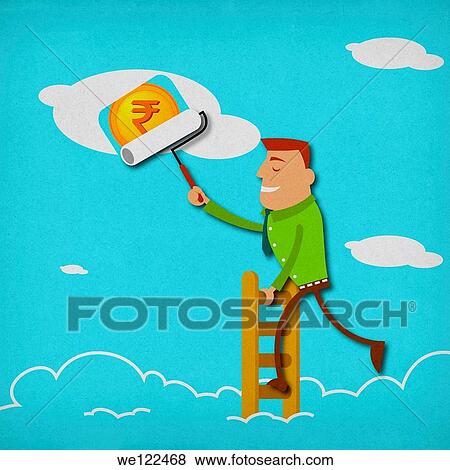 Ladder of success View Large Photo Image Stock Photo - Ladder of success. Fotosearch