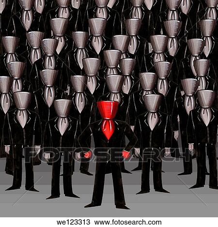 Stock Image - Leadership concept. Fotosearch