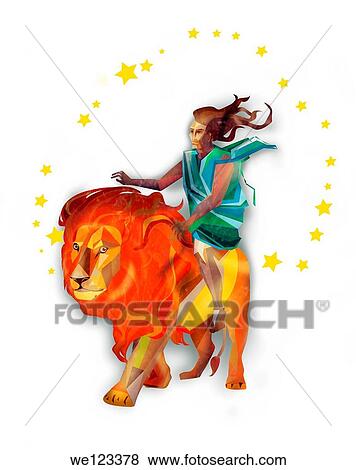Leo zodiac sign over white background View Large Photo Image Stock Photo - Leo zodiac sign over white background. Fotosearch
