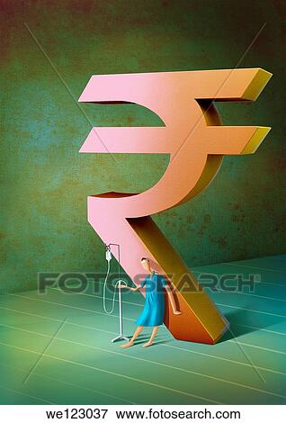 Male patient with standing intravenous drip leaning to Indian Rupee symbol View Large Photo Image Stock Photo - Male patient with standing intravenous drip leaning to Indian Rupee symbol. Fotosearch