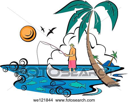 Man fishing in the sea View Large Photo Image Picture - Man fishing in the sea. Fotosearch
