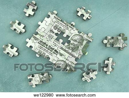 Missing pieces of jigsaw puzzle on green background View Large Photo Image Stock Image - Missing pieces of jigsaw puzzle on green background. Fotosearch