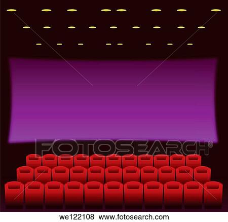 Stock Photo - Movie theater. Fotosearch